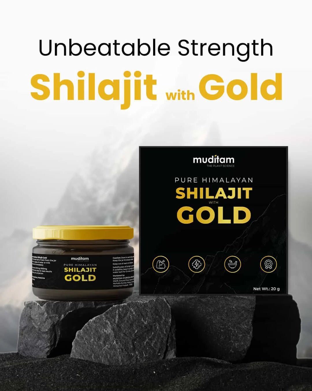 Shilajit with Gold