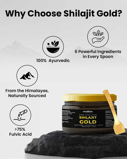 Shilajit with Gold