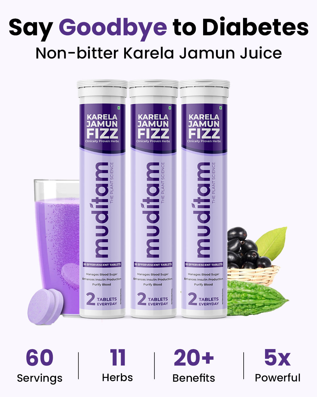 Karela Jamun Diabetic Fizz