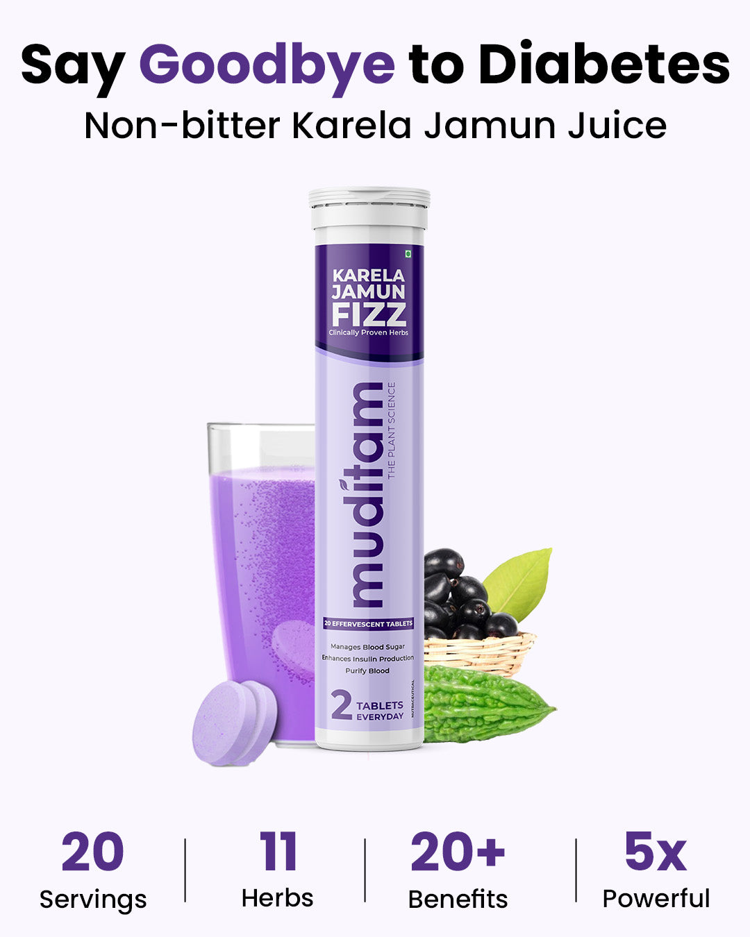 Karela Jamun Diabetic Fizz